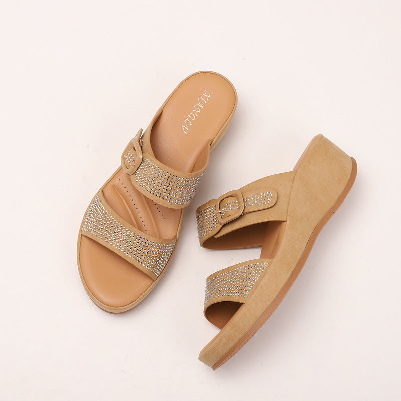 Women's Outdoor Bohemian Ethnic Style Roman Holiday Slippers