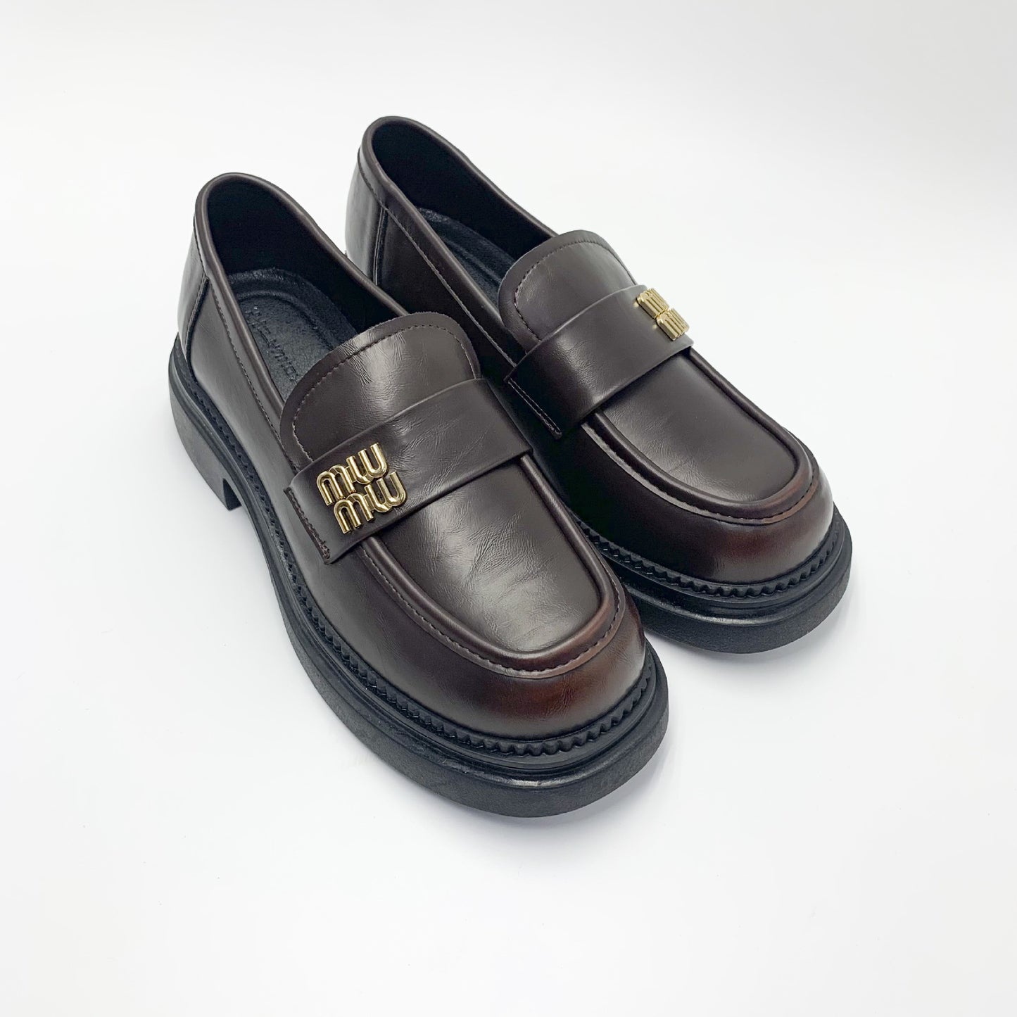 Second Hair Grape Mom Preppy Style Loafers