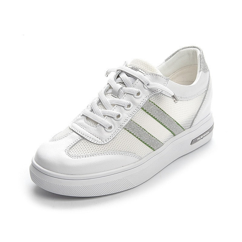 Women's Platform White Autumn Inner Elevator Tide Sneakers