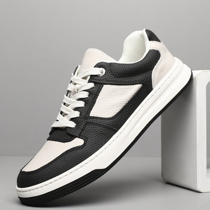 Men's Top Layer Cowhide Breathable Summer Trendy Men's Board Shoes