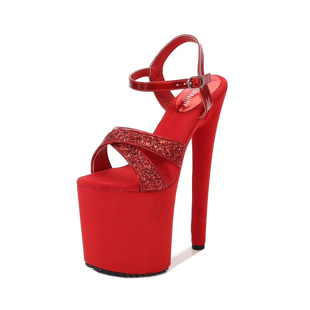 Women's High Platform Nightclub Princess Pole Dance Heels