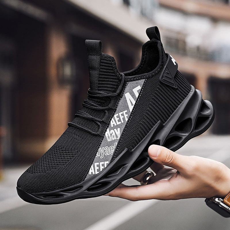 Men's Summer Lightweight Running Cloth Flying Woven Sneakers