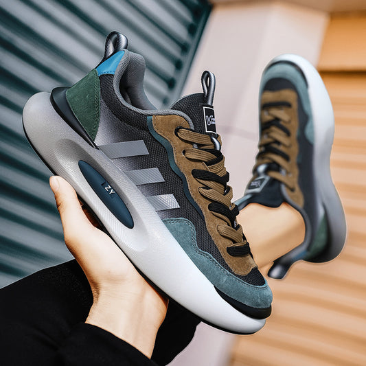 Men's Summer Mesh Breathable Sports Green Versatile Men's Shoes