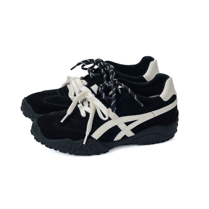 Women's Uncle's Thick-soled Height Increasing German Training Color Women's Casual Shoes