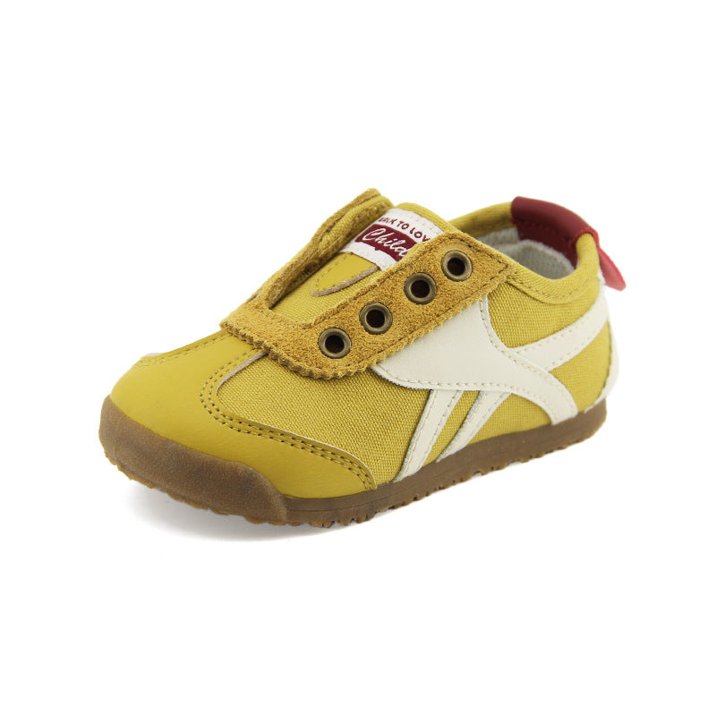 Children's Autumn Soft Bottom Korean Style Velcro Kid's Sneakers