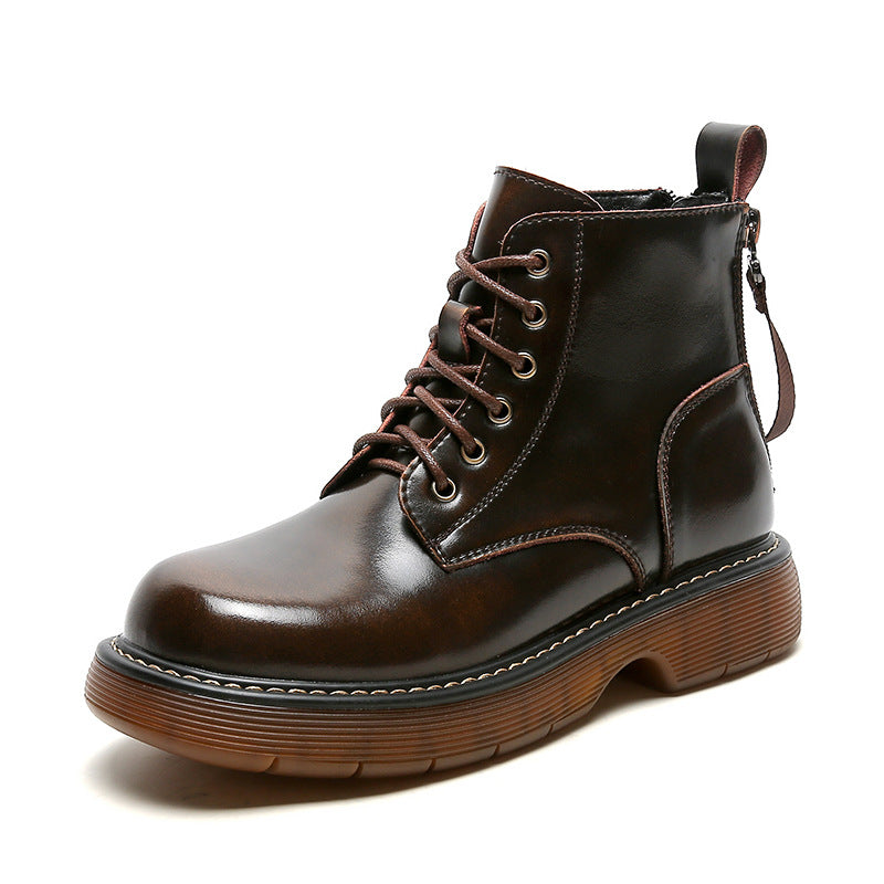 Beauty Foot Power Platform Martin Female British Trendy Boots