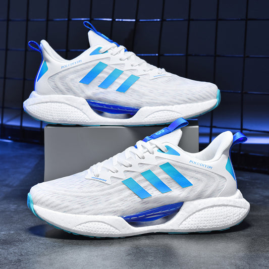 Men's Popcorn Bottom Tide Match Coconut Dad Sneakers