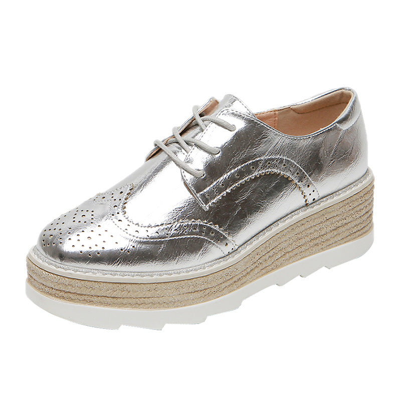 Small Autumn Versatile Height Increasing Leisure Casual Shoes
