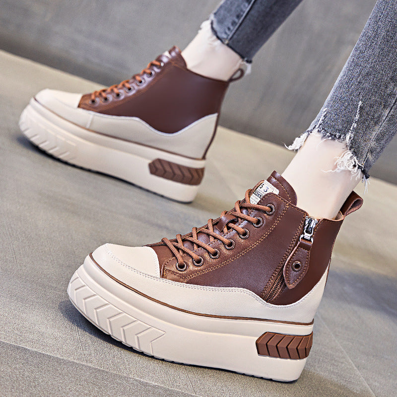 Women's Platform Fleece-lined Height Increasing Insole For Women's Casual Shoes