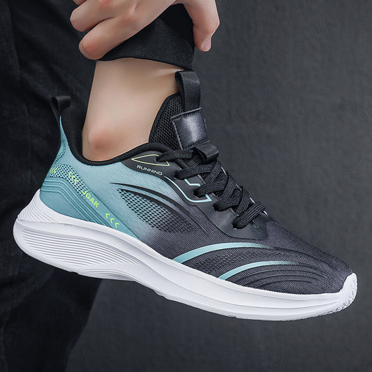 Men's Size Plus Lightweight Running Travel Sneakers