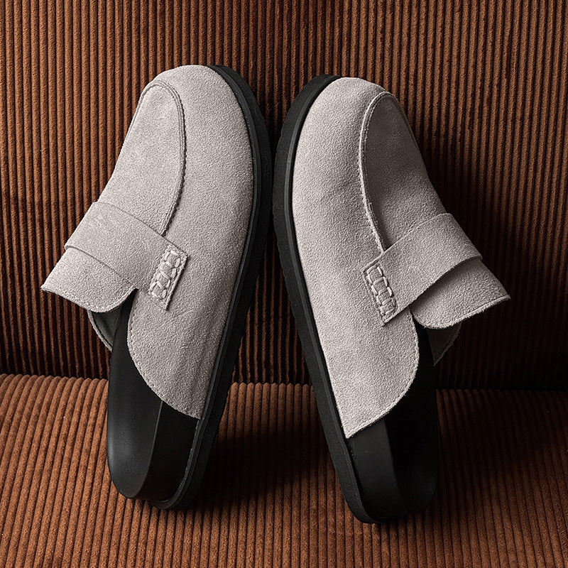 Men's Slip-on Lofter Closed Toe Half Outdoor Loafers