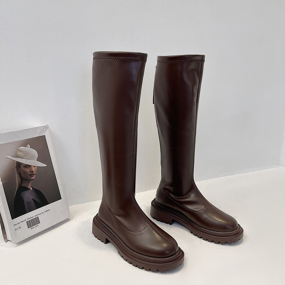 Female Korean Style Fashion Knight High Boots