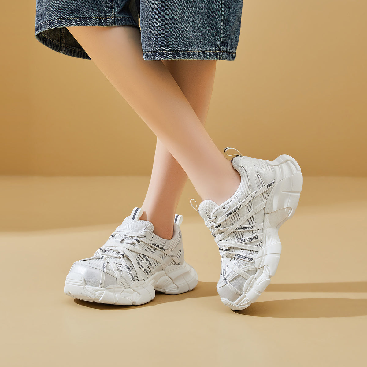 Women's Dad Trendy Autumn Korean Fashion Platform Women's Sports Shoes