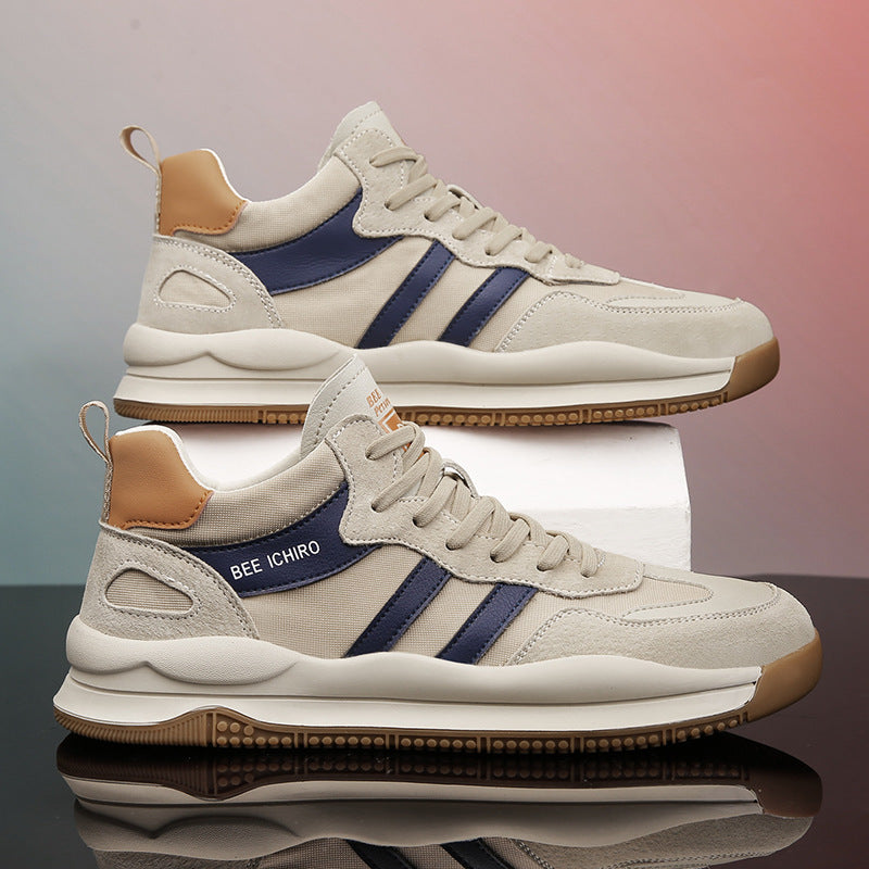 Men's Breathable Korean Style Sports Fashion Genuine Casual Shoes