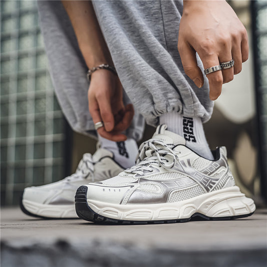 Men's Summer Mesh Platform Dad Trendy Wild Sneakers