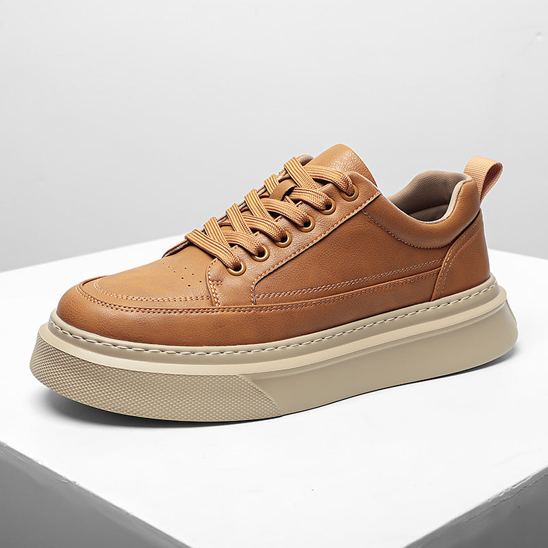 Men's White Autumn Fashion Retro Sports Lightweight Men's Board Shoes