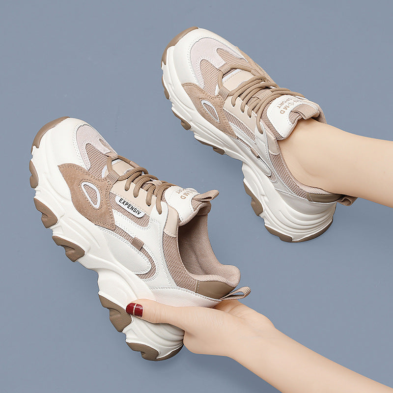 Women's Dad Platform Travel Versatile Mom Sports Sneakers