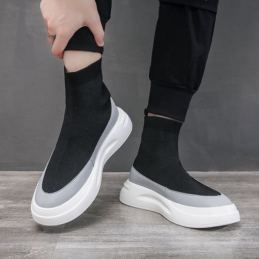 Men's Breathable Fly Woven Mesh Lightweight Trendy Fashion Casual Shoes