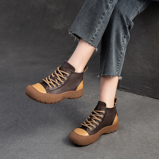 Women's Shu Retro High Top Ankle Multicolor Casual Shoes