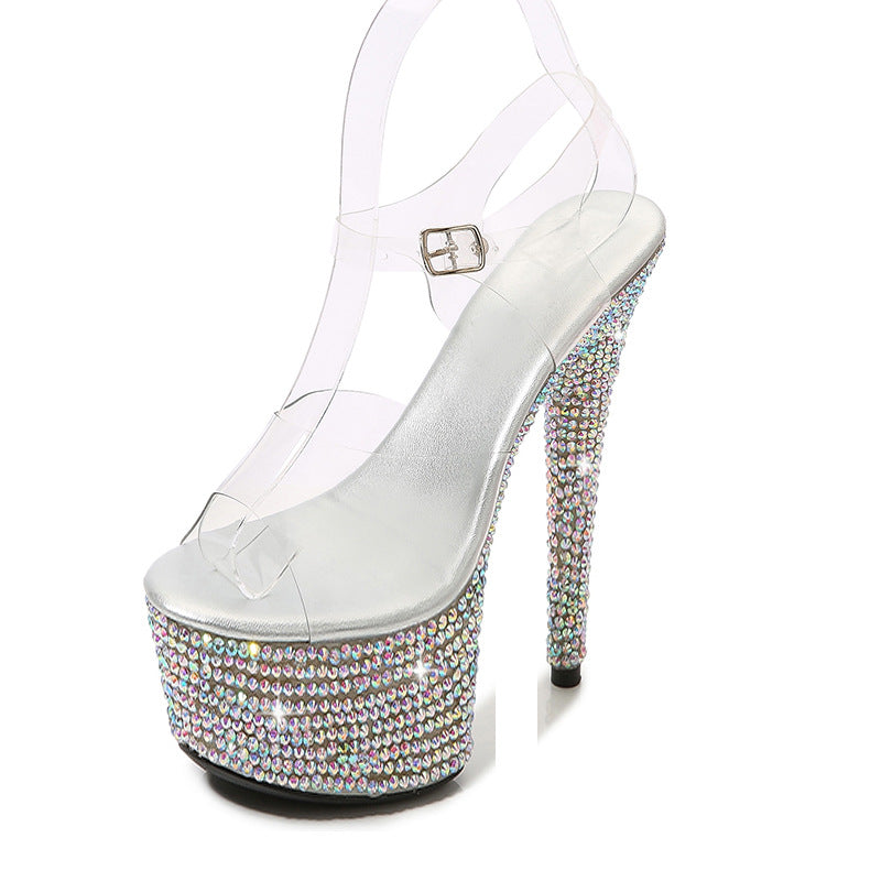 Graceful Comfortable Classic Rhinestone Yuan Cm Heels