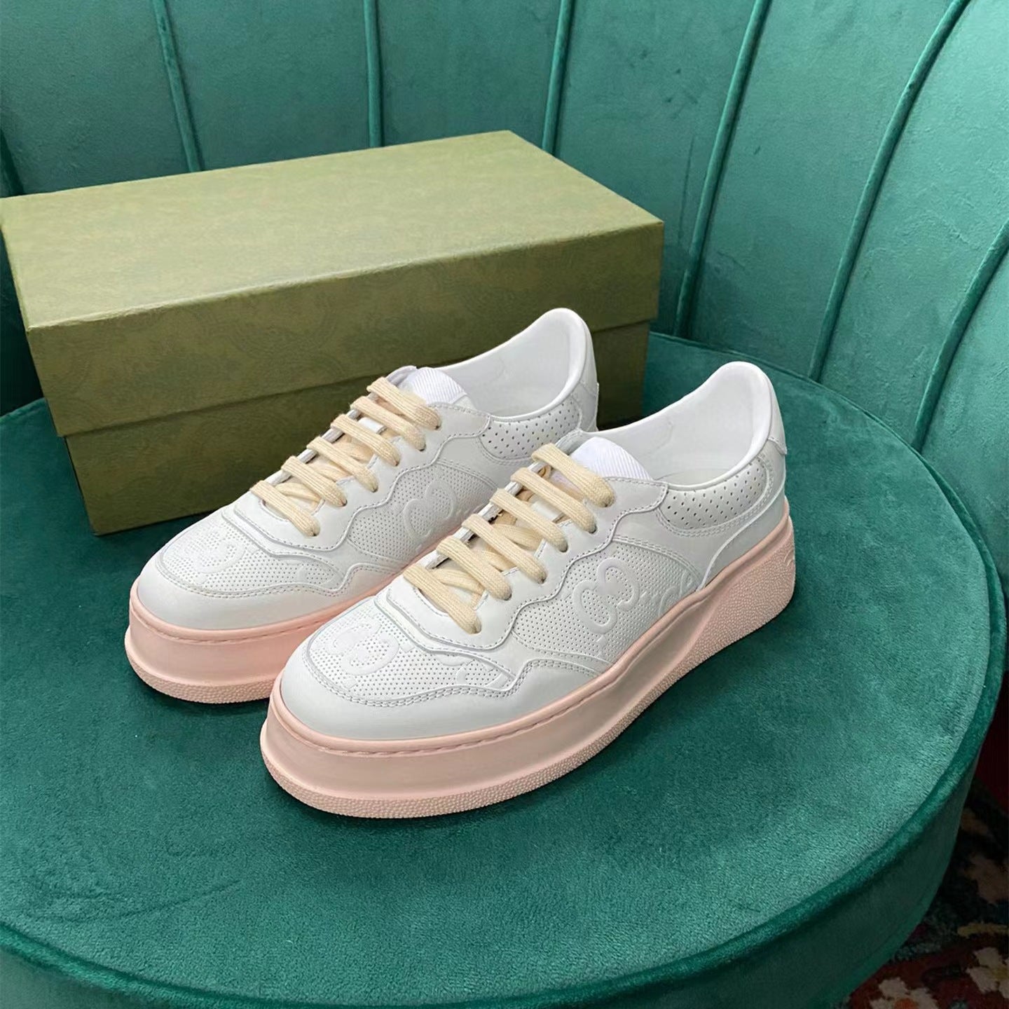 Home Couple Spring Thick Sole Increased Sneakers