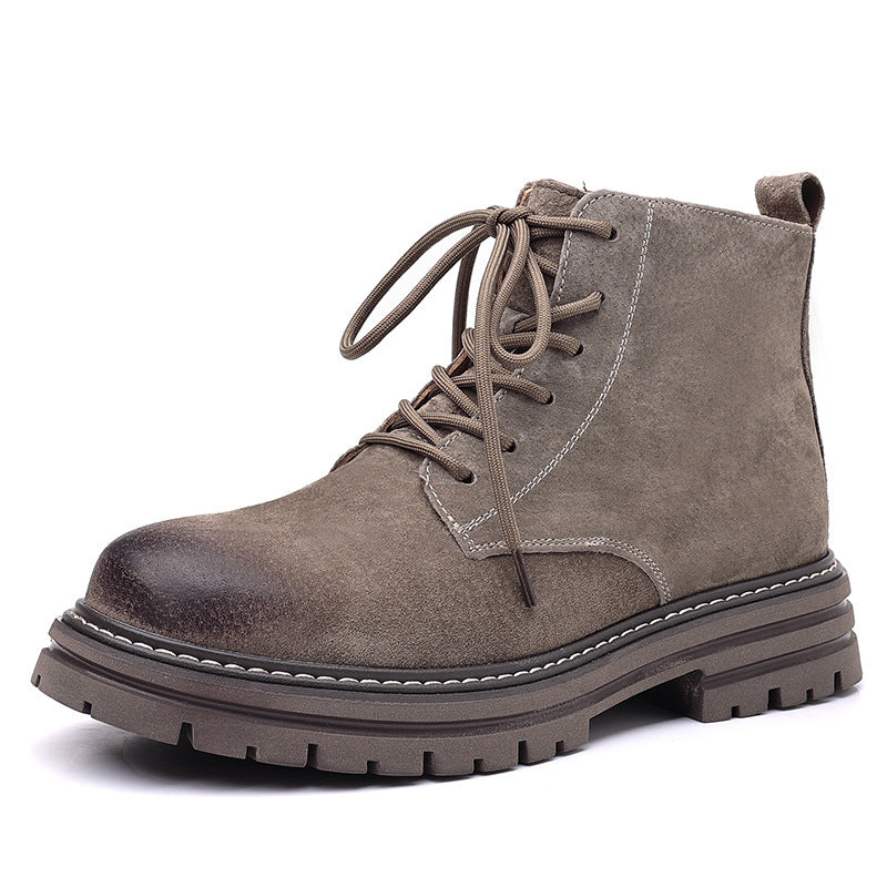 Men's Dr. Martens Trendy Zipper Short Vintage Boots