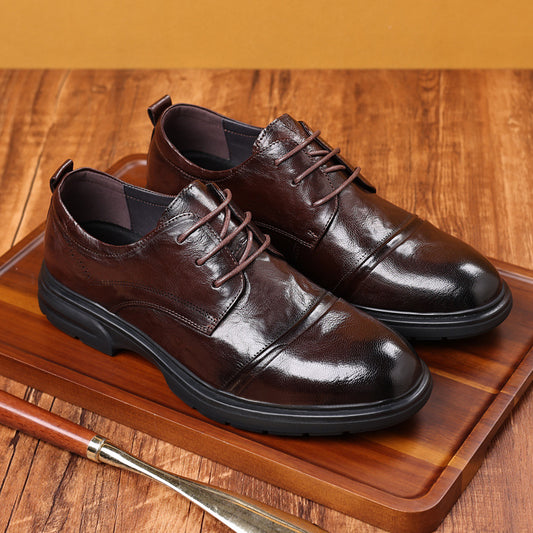 Men's Genuine Fashion Formal Wear Business Wedding Leather Shoes
