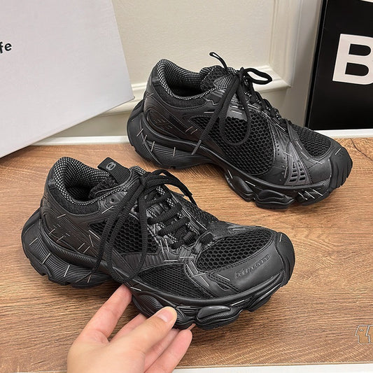 Women's & Men's Autumn Height Increasing Leisure Platform Wild Sneakers