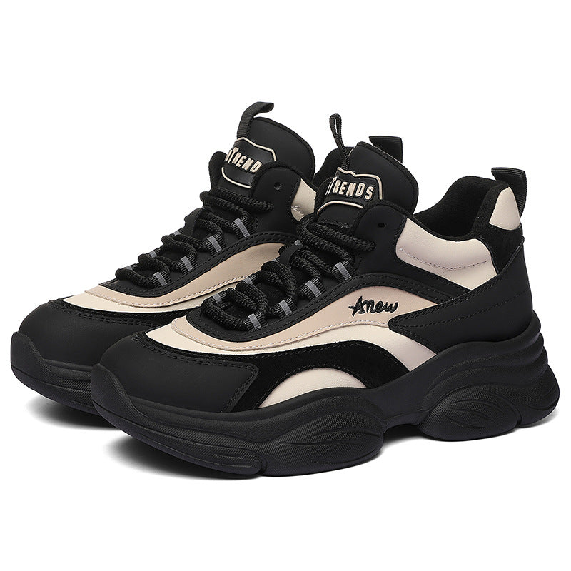 Women's Dad Thick Bottom Height Increasing Insole Women's Casual Shoes