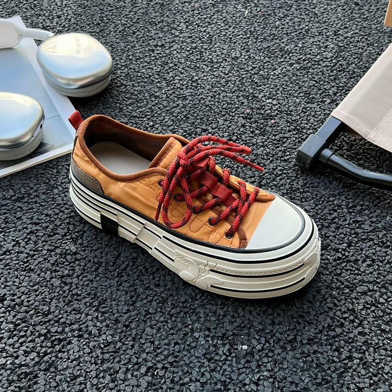 Women's Jack Purcell White Spring Thick Bottom Hight Increasing Board Versatile Men's Shoes