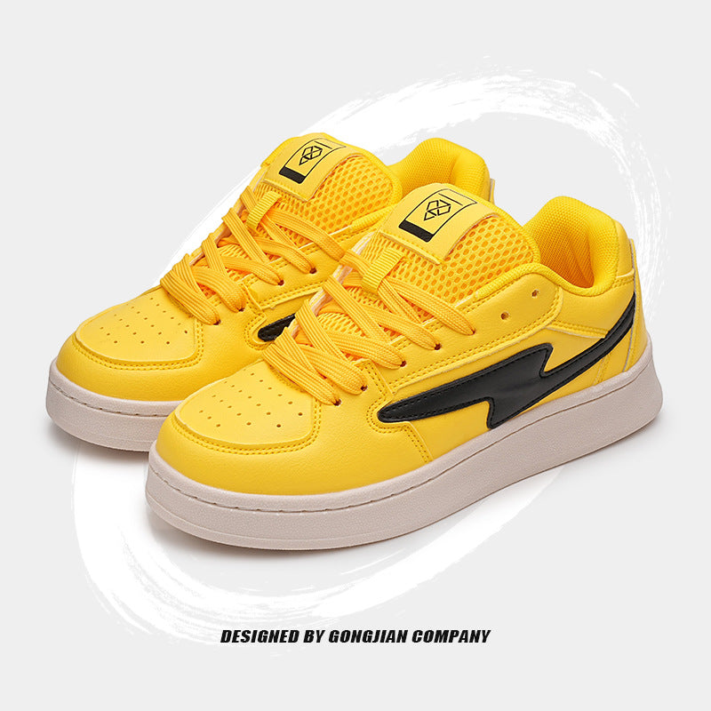 Women's Korean Style Breathable Platform Lightweight Retro Sneakers