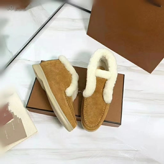 Women's Outer Wear Thick Warm Wool Lining Boots
