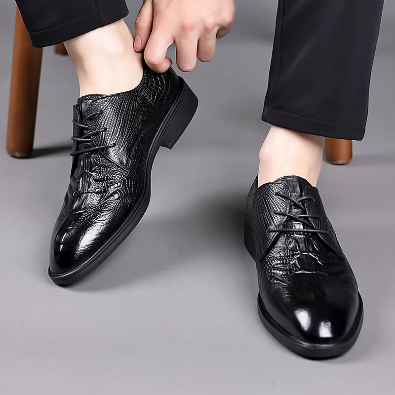 Men's Style Genuine Autumn Business Formal Wear Leather Shoes
