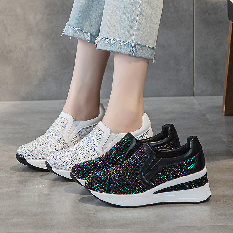 Height Increasing Insole Slimming Pearl Travel Casual Shoes