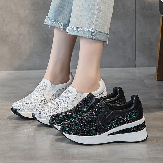 Height Increasing Insole Slimming Pearl Travel Casual Shoes