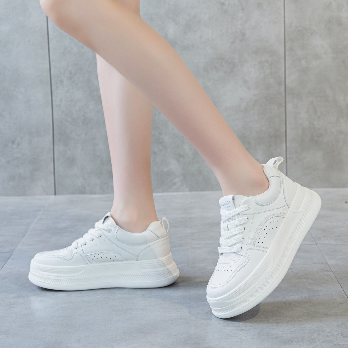 Autumn Soft Platform White Female Comfortable Women's Casual Shoes