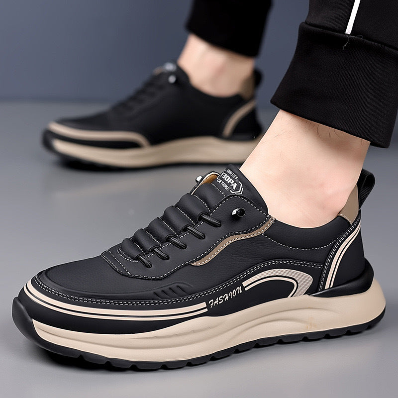 Men's Autumn Sports Soft Bottom Surface Green Trendy Casual Shoes