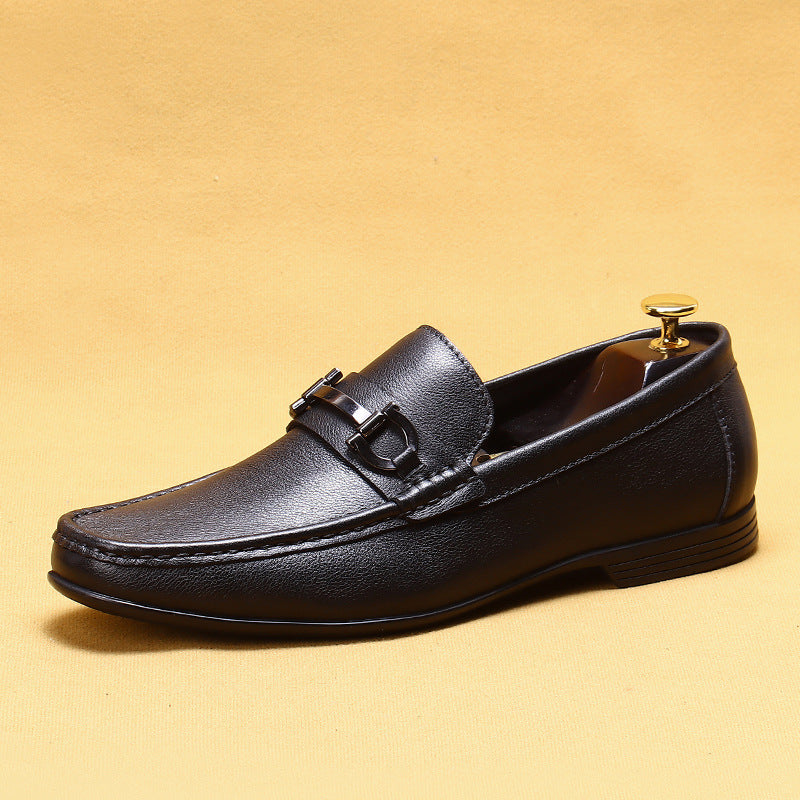 Men's Genuine Cattlehide Surface Soft Bottom British Loafers
