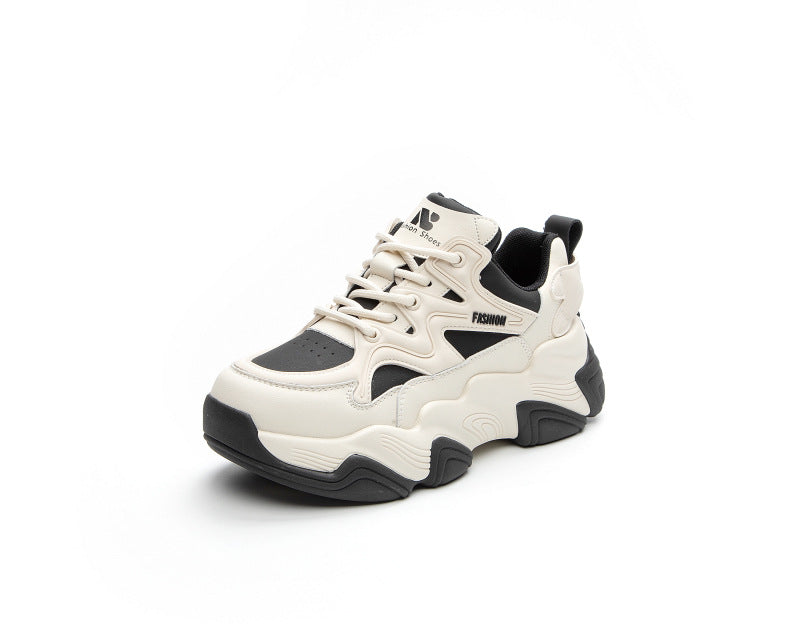 Women's Clunky Spring Platform Elevator Wild Sports Sneakers