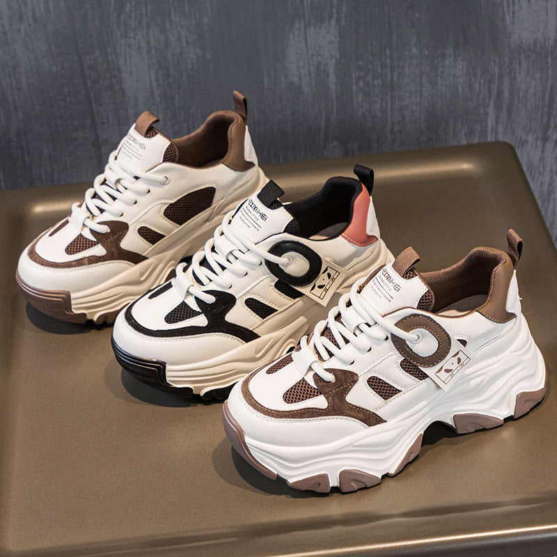 Women's Vibration Multifunctional Massage Walking Spring Genuine Women's Shoes