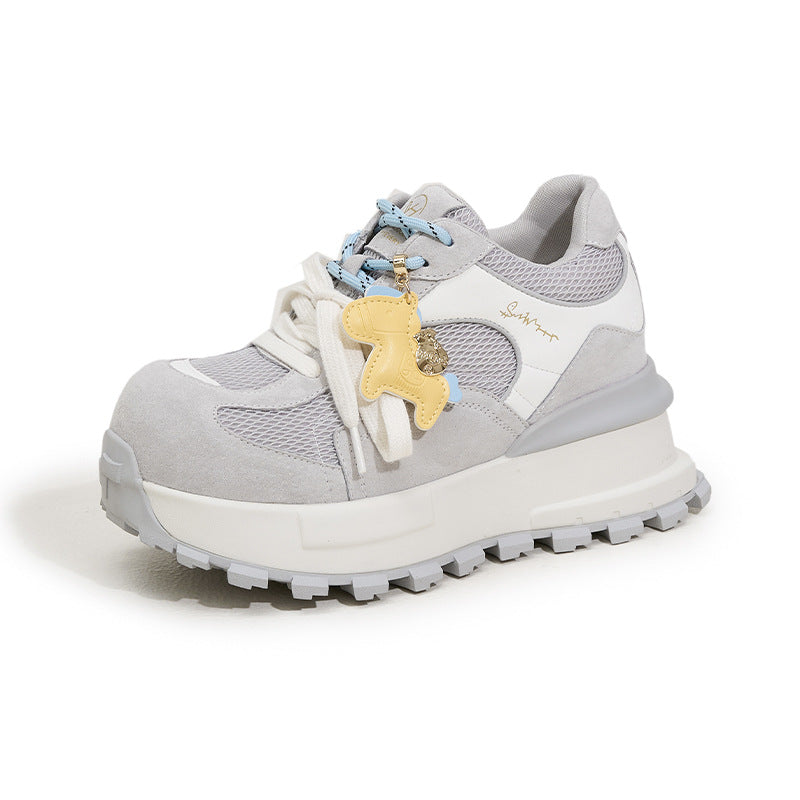 Women's Thick-soled German Training Spring Double Shoelaces Leisure Women's Sports Shoes