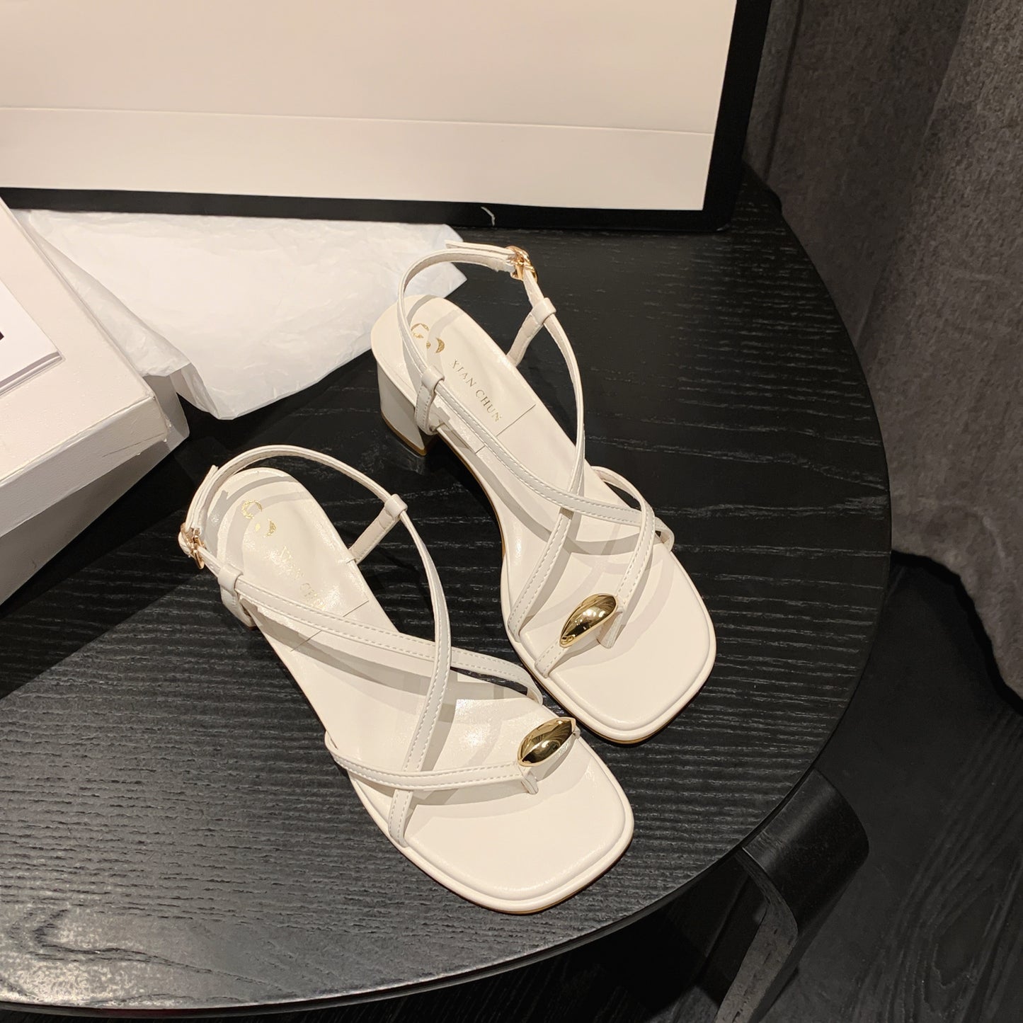 Women's Size Fashion Chunky Fairy Style Summer Heels
