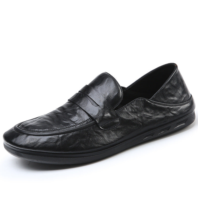Men's Genuine Doug Trendy Korean Style Versatile Slip-on Men's Casual Shoes
