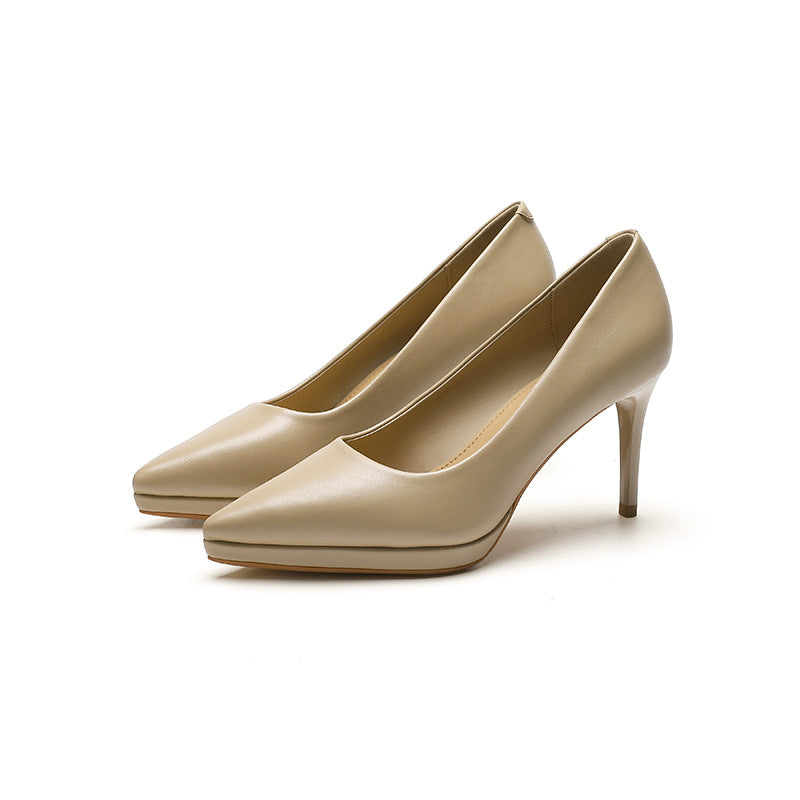 Women's Toe High Party Korean Style Classy Stilettos Pumps Low-cut Women's Fashion Shoes