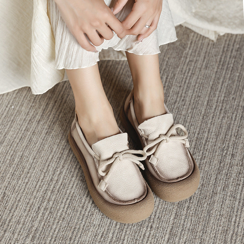 Women's Retro Handmade Genuine Soft Bottom Surface Women's Casual Shoes