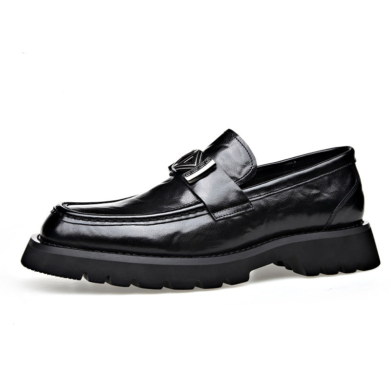 Men's Pedal Business Formal Wear Extra Large Leather Shoes