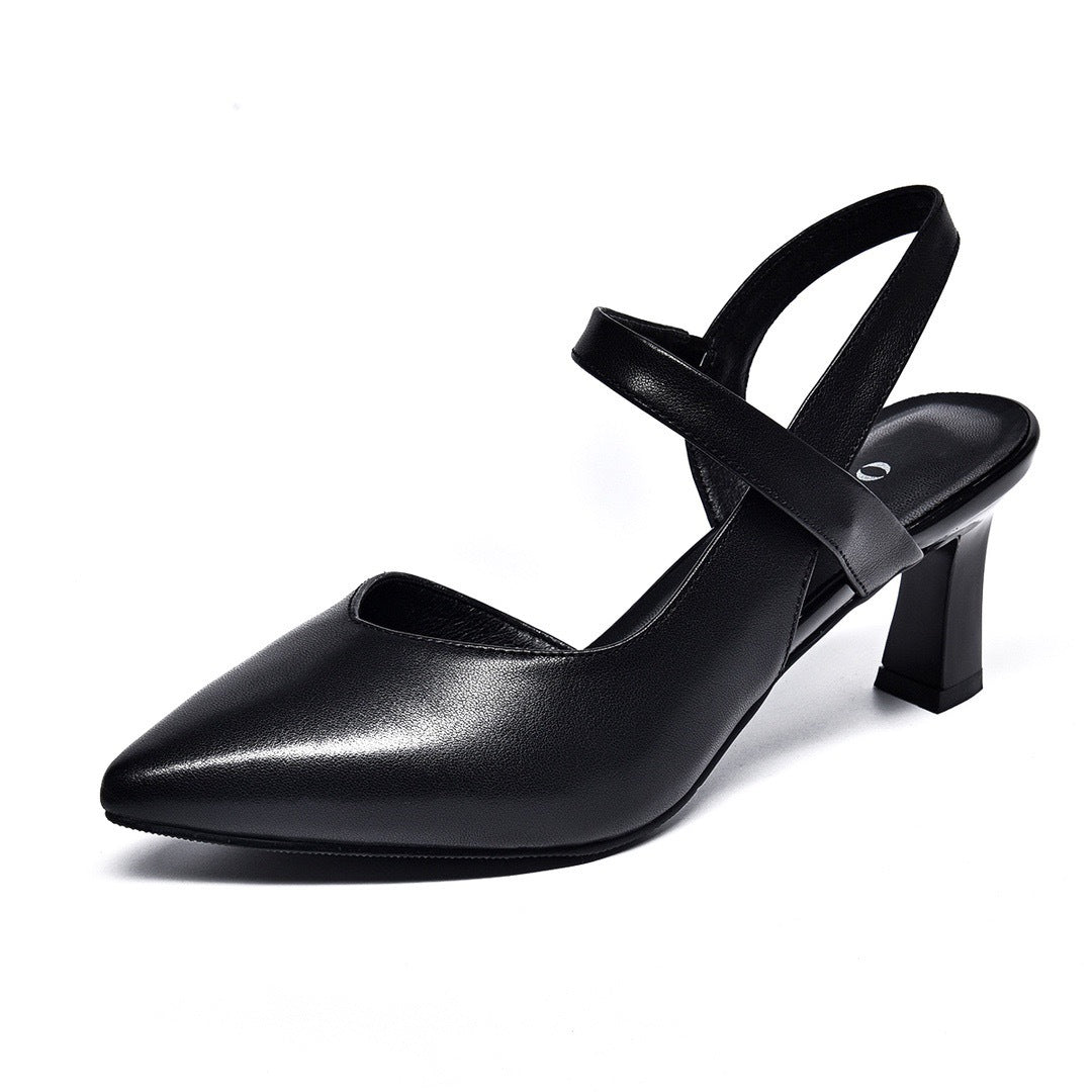 Women's Genuine Fashion Summer Chunky High Heels