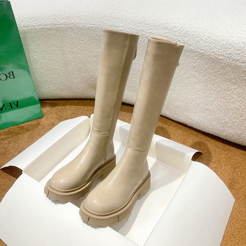 Women's Fashion High Leg Thick Bottom Knight Boots