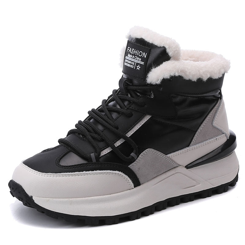 Women's & Men's Fashion Plus Veet Fleece-lined Warm Sports Snow Boots