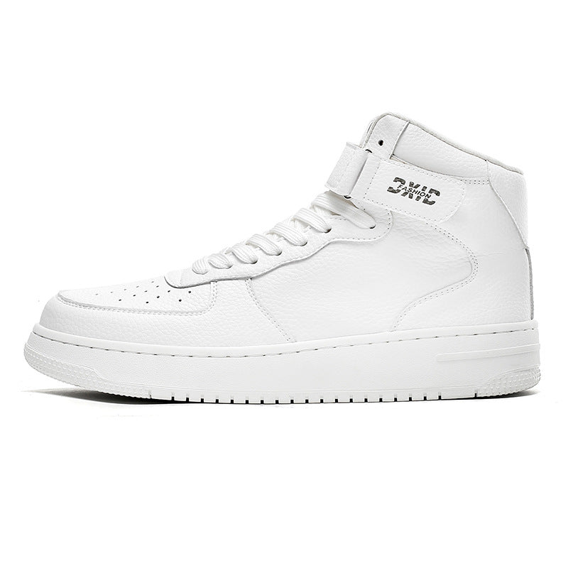 Men's Oversized Platform Board Trendy Sports White Men's Shoes